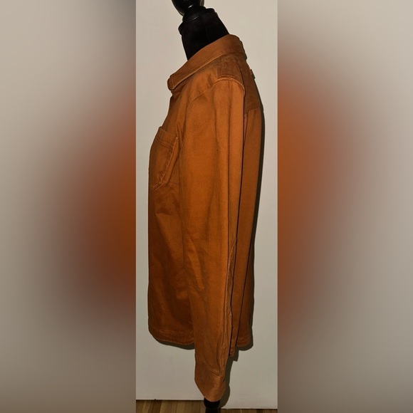 Duluth Trading Co Women's Shirt Pumpkin Spice Heavyweight Moleskin Button Up - M - Picture 2 of 4